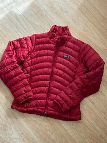 patagonia 다운 자켓 여성용 레드