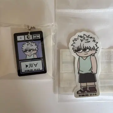 HUNTER x HUNTER 지로리 키루아 스티커 키링