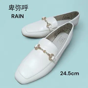 새상품급 히미코 RAIN 비트 로퍼 로퍼 레인 내수