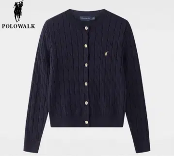 polo walk 케이블 니트 가디건