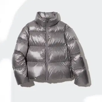 UNIQLO 울트라 라이트 다운 샤이니 볼륨 자켓 S 그레이