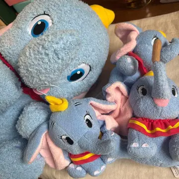 덤보 봉제 인형 세트 대 50cm 정도 1 소 15cm 정도 3