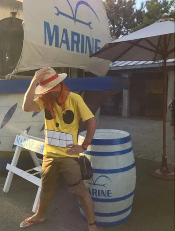 원피스 스트롱 월드 루피 코스프레