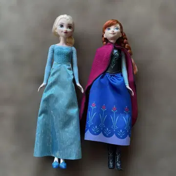 겨울왕국 엘사와 안나 인형 세트