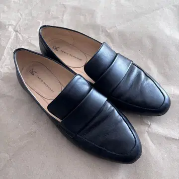 FABIO RUSCONI 모카 디자인 가죽 신발 로퍼 38