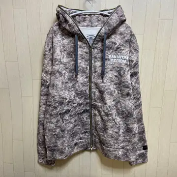 MAN WITH A MISSION 10th 털 모양 후드티 L