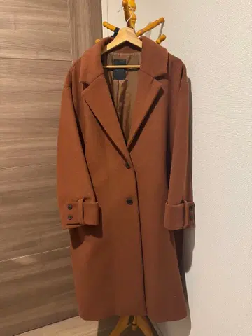 JEANASIS 울 체스터 롱 코트