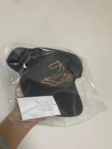 applebum 2pac Fire 로고 메쉬 캡 블랙