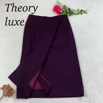 K36 새상품급 M 띠어리 럭스 스트레치 미디 스커트 여성용