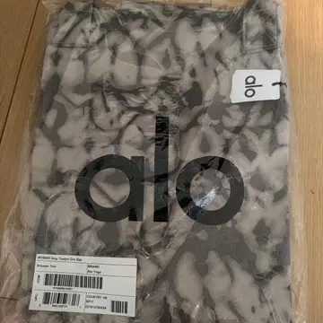alo 정품 택 포함 그레이 타이다이 토트백 원사이즈 대용량
