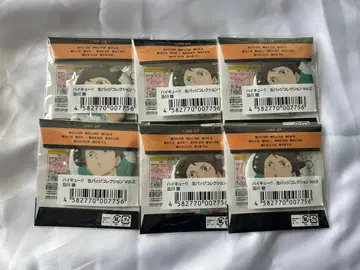 하이큐!! 하피쿠로 캔뱃지 오이카와 토오루 6점