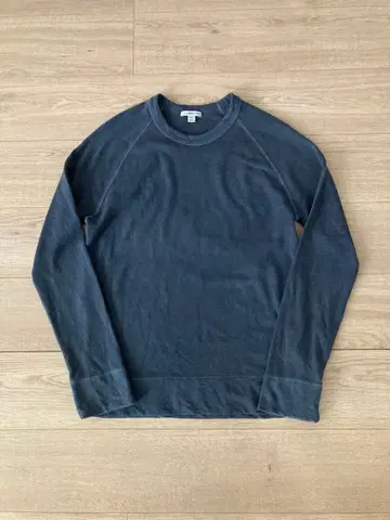 JAMES PERSE 크루넥 백 파일 맨투맨 긴팔 00 네이비