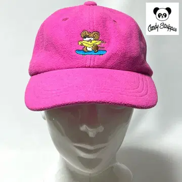 [컨디션 최상] CANDY STRIPPER 니야니야 쥐 자수 플리스 캡
