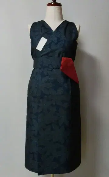 브라운 다도 수련복 롱 핸드메이드