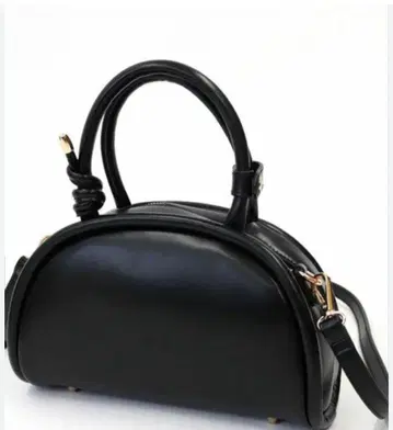 아키론 Donoban 콜라보 2way 가죽 라운드 보스턴 BAG 블랙