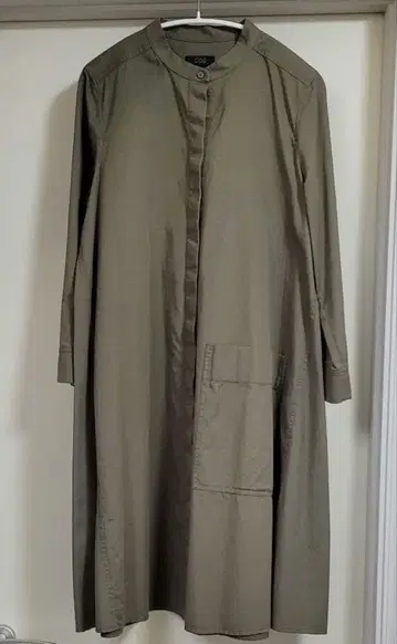 COS 셔츠 원피스 카키 40