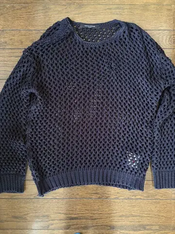 DESIGN BY YOUNG MIN 메쉬 스웨터 한국 패션