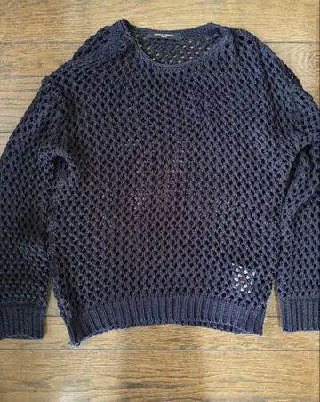 DESIGN BY YOUNG MIN 메쉬 스웨터 한국 패션