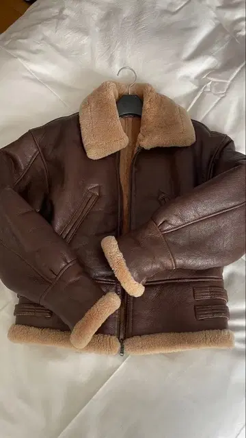 Ashan 브라운 퍼 자켓