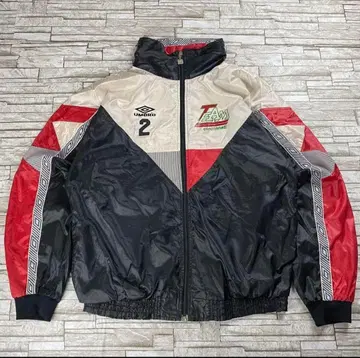 90s UMBRO 나일론 자켓 팀 로고 멀티 배색 빈티지