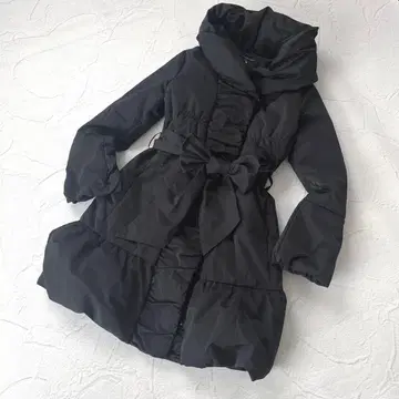 새상품급 ESTNATION 롱 다운 코트 블랙 36