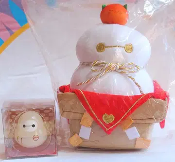 베이맥스 카가미모치 봉제 인형 달마 마스코트 2개 세트 새해 스토어