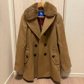 BLUE LABEL CRESTBRIDGE 베이지 피코트 38