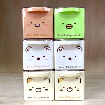 산리오 캐릭터즈 큐브 케이스 6개 묶음 판매