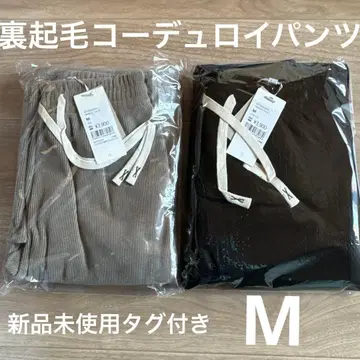 속기모 코듀로이 와이드 팬츠 새상품 M