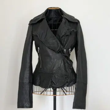 DRWCYS 가죽 라이더 자켓 S