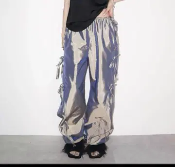 musubore 셔링 리본 팬츠