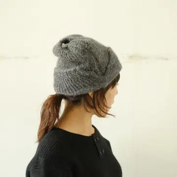 chisaki 울 니트 모자 KIKA