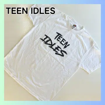 Teen Idles 틴 아이돌즈 티셔츠 화이트 M 사이즈 밴드