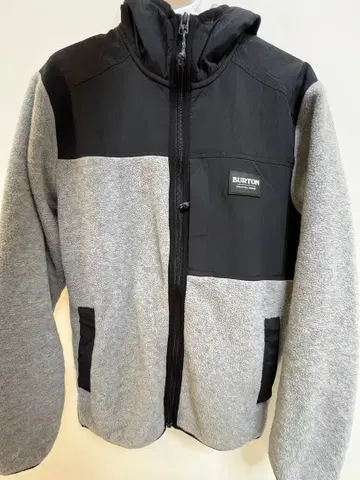 BURTON 플리스 자켓 그레이/블랙