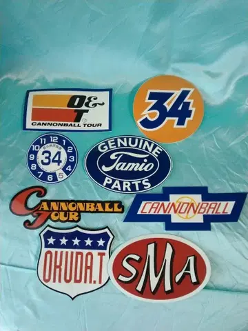 오쿠다 타미오 CANNONBALL TOUR 스티커 8장 세트 미사용