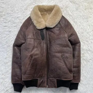 리얼 무스탕 자켓 B-3 봄버 자켓 블루종 양가죽 보아