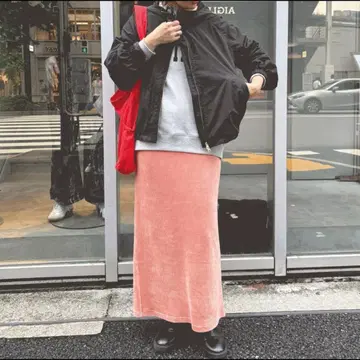 퓨어세신 타이트 롱 스커트