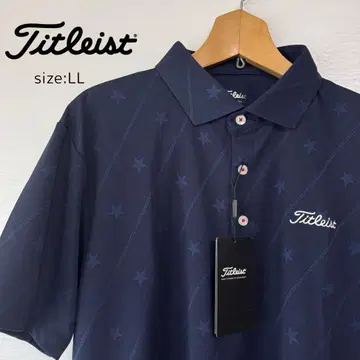 Titleist 골프 셔츠 LL 별 패턴