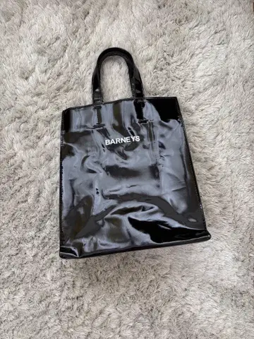 BARNEYS 블랙 토트백 S 사이즈