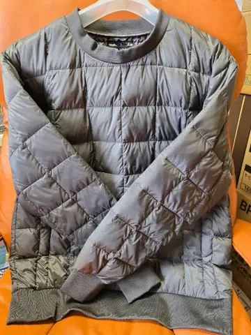 컨디션 최상! TAION 체온 퀼팅 풀오버 다운 M 올리브 계열