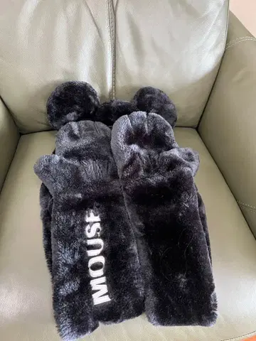 미키 팬캡 블랙