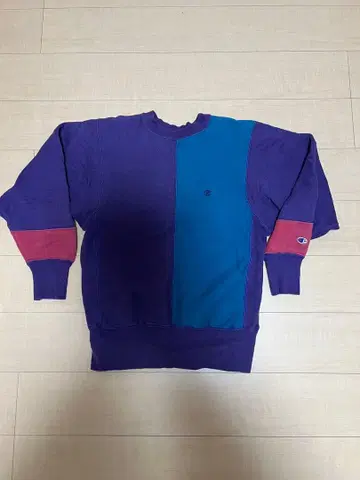 Champion 컬러풀 맨투맨 보라색/파랑/빨간색
