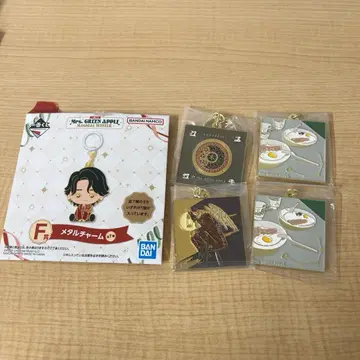 미세스 그린애플 제일복권 F상 메탈 참 4개 세트