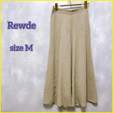 [ Rewde ] 루데 (M) 와이드 팬츠 슬랙스 베이지 무지