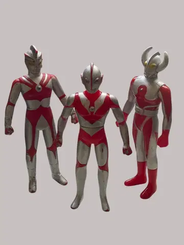 대청소 일괄 판매 ] 빈티지 울트라맨 시리즈 피규어 3체 세트B