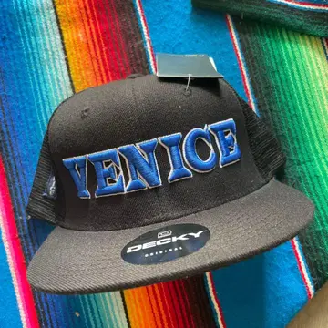 DECKY VENICE 베니스 스트릿 스케이트캡 블랙/파랑