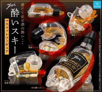 취한 스키 마스코트 피규어 보틀 3종 세트