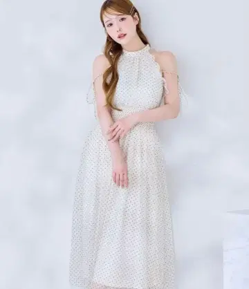 one after another NICE CLAUP 암슬리트 롱 원피스