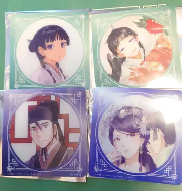 약사의 혼잣말 원작전 콜라보 카페 고양이 코스터 4장 세트