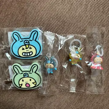 미니모니. 5점 세트 앞머리 클립 메지루시 참